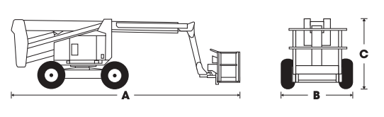 Dimensions diagram A38E