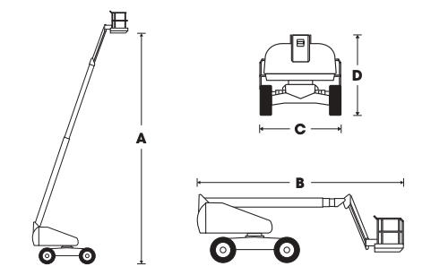 Dimensions diagram PRO126J